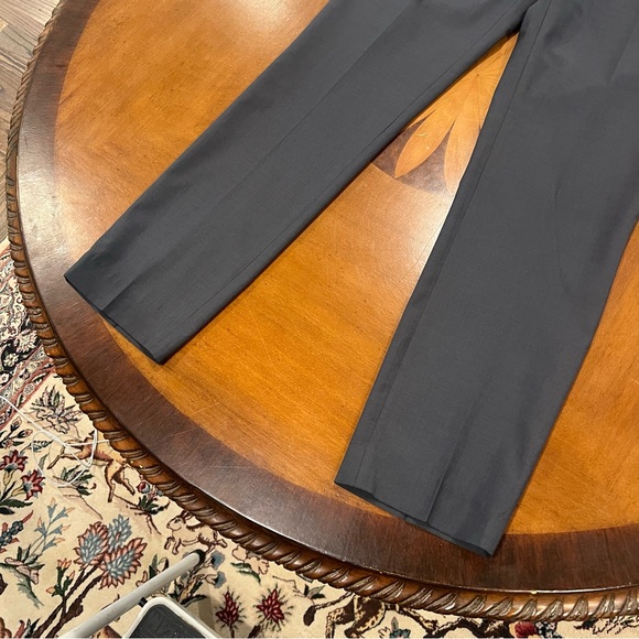 Perry Ellis Portfolio Men’s Parsons Flat Front Dress Pant Gray 32x32 Stretch - Picture 6 of 16
